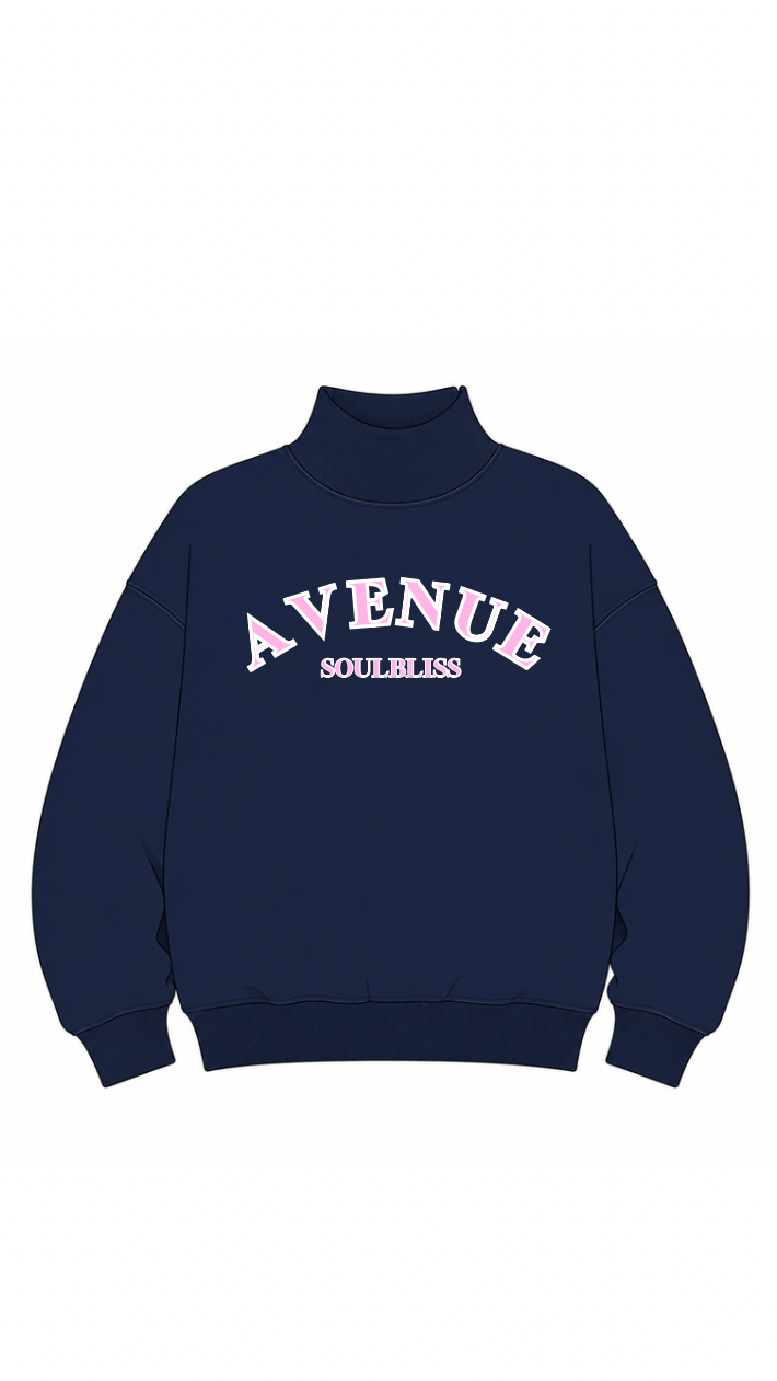 AVENUE SOULBLISS MOCKNECK SWEATSHIRT