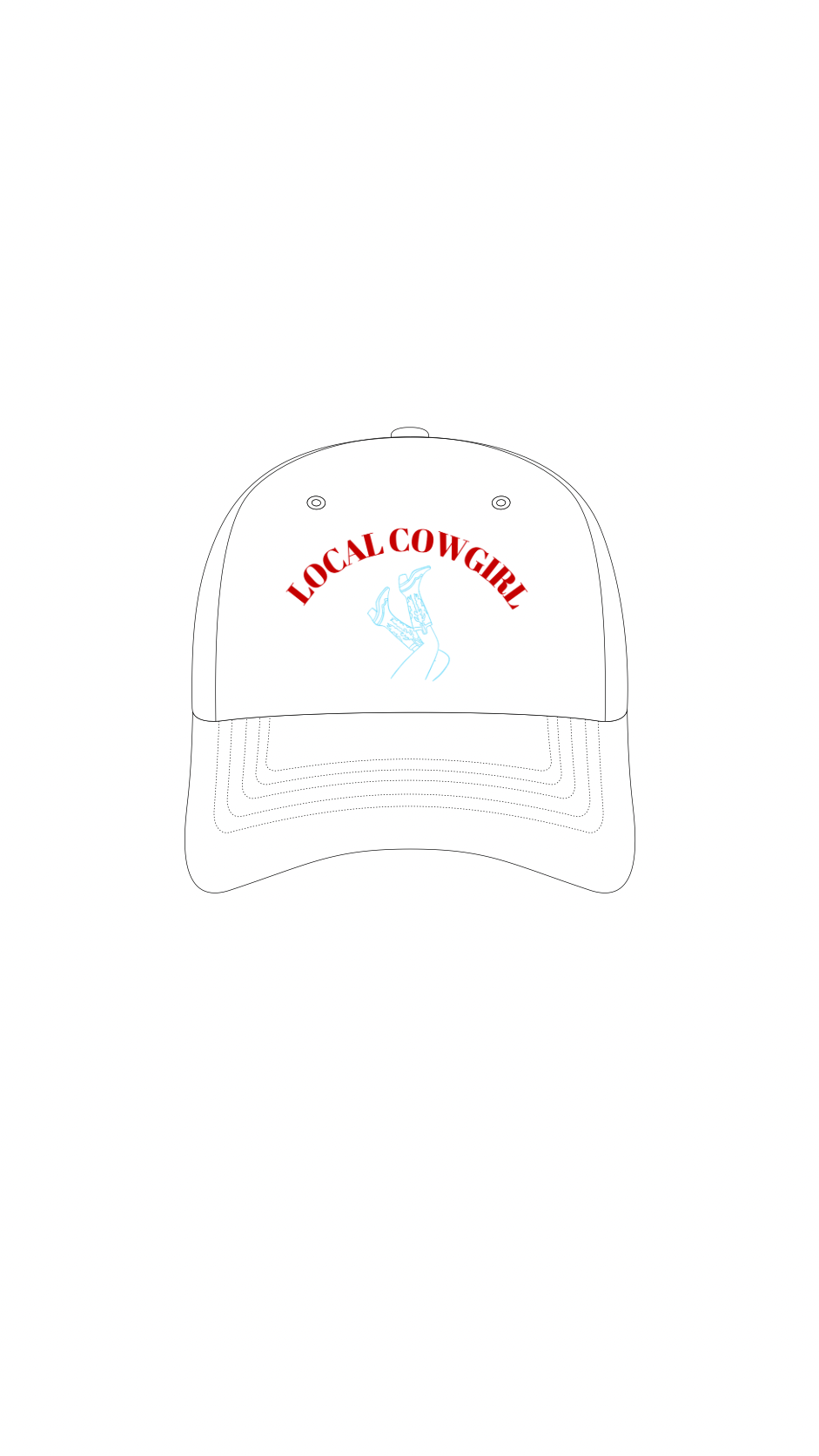LOCAL COWGIRL TRUCKER HAT